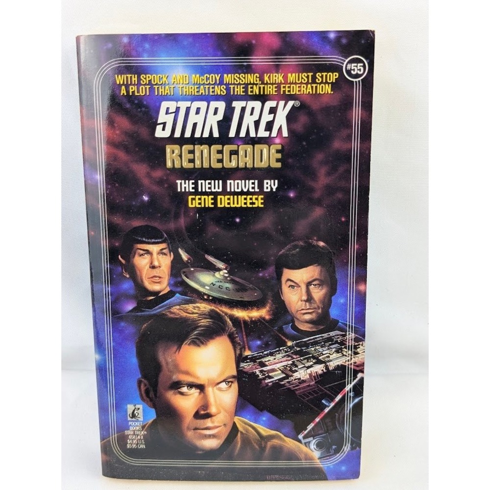 Pocket Books Star Trek Novel Renegade TOS #55 Gene DeWeese 1991